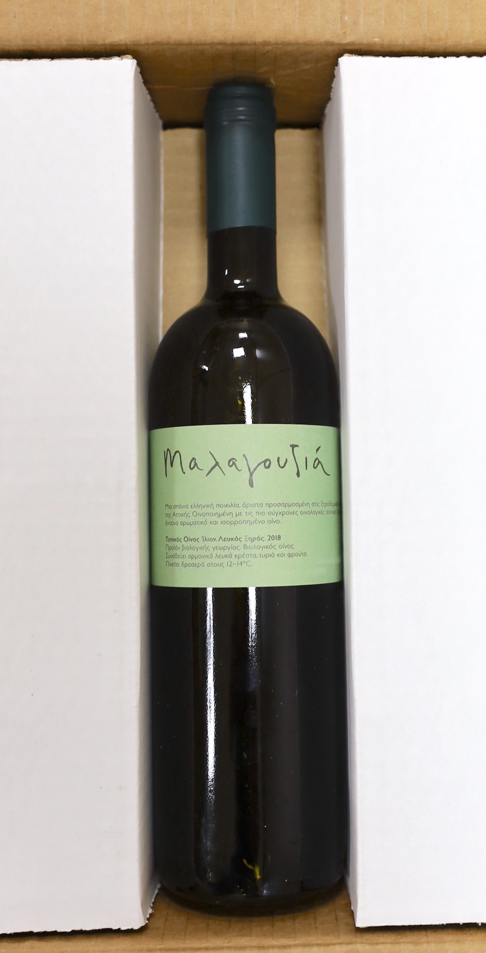 Eighteen bottles of Maxagouzia Greek white wine, 2018 (3 cases)